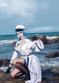 碧浪航线cosplay黑色丝袜美腿性感图片