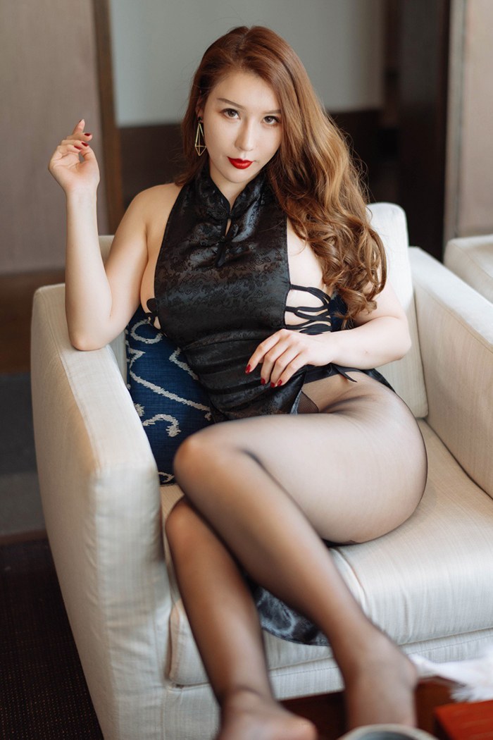 豪情御姐尤妮丝旗袍美腿风骚露出(图43)