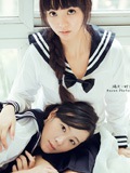 性感职业学院女生美眉影棚玩暧昧