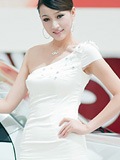 合肥车展OL青春美女很纯很白很诱人