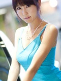 甜心韩国汽车青春美女崔星儿车展写真图片