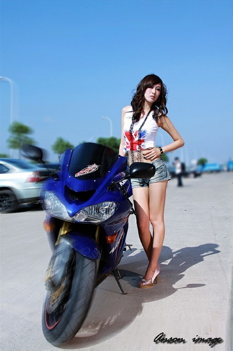 极品机车女孩金楊精品写真照片(图9)