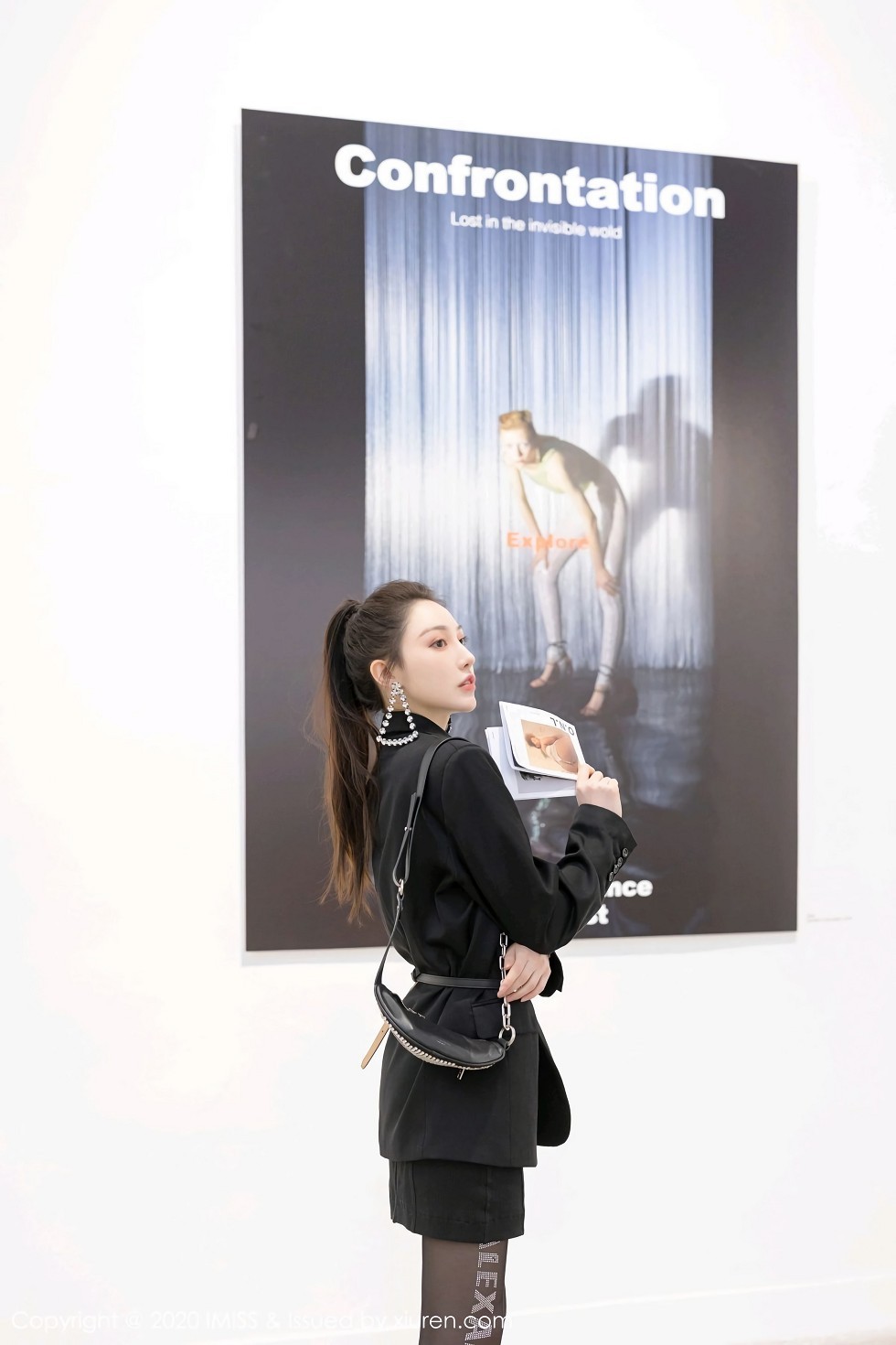 [IMISS爱蜜社]Vol.443_气质女神Lynn刘奕宁明亮空间拍摄主题高挑身材迷人写真41P
