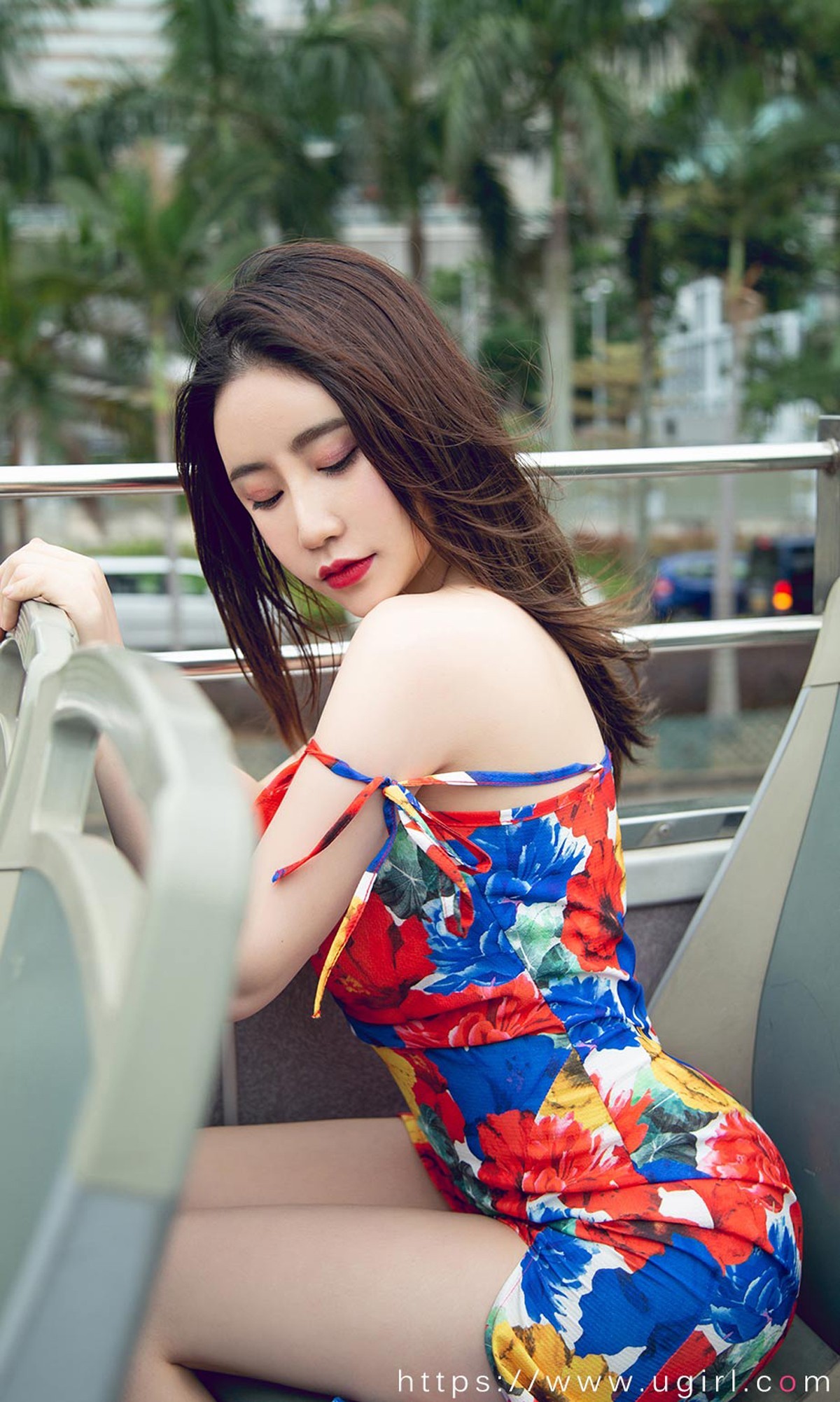 [Ugirls爱尤物]No.1842_嫩模绯月樱-Cherry港式情人主题粉色连身裙撩人诱惑写真35P