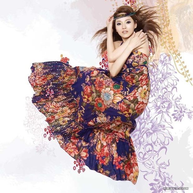 伊能静花裙浪漫唯美(图1)