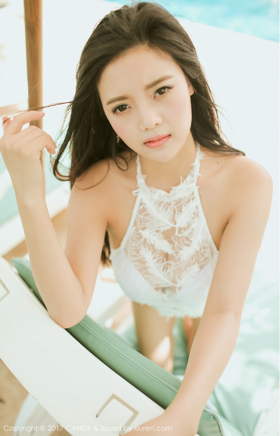 [Candy糖果画报]Vol.040_嫩模林美惠子Mieko巴厘岛旅拍泳池边性感比基尼完美写真43P