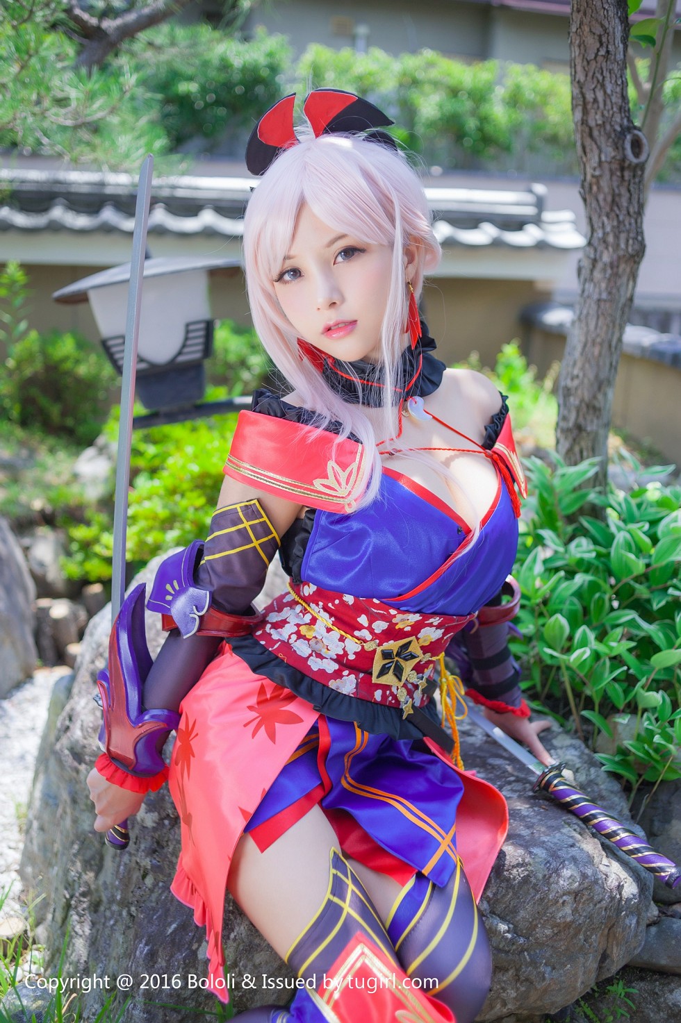 [BoLoli波萝社新刊]Vol.079_嫩模夏美酱日本名古屋众凑宫本武藏Cos性感写真30P