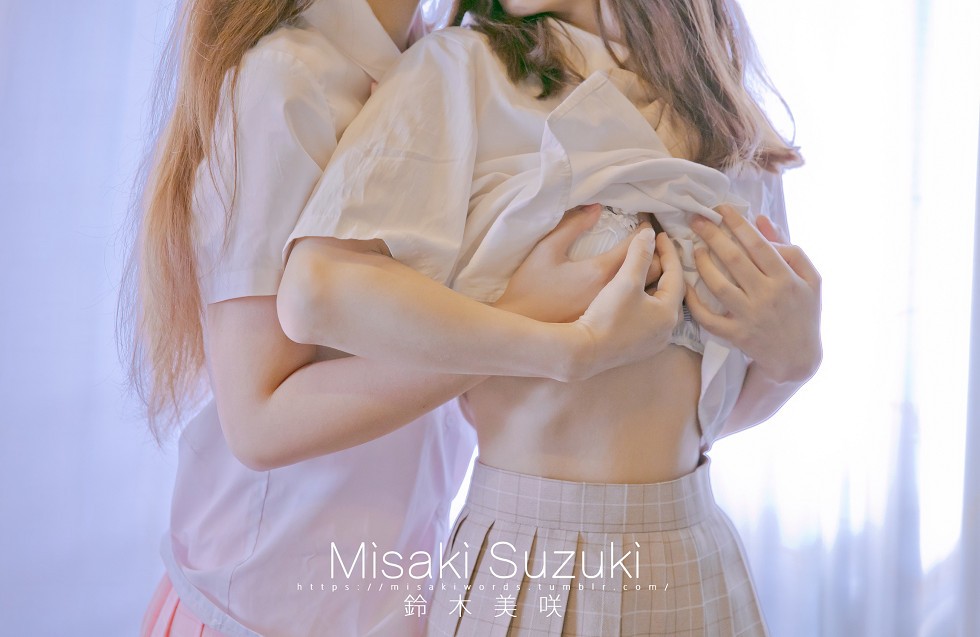 声优铃木美咲之前辈和我—纯爱绝对女同系列撩人诱惑写真66P