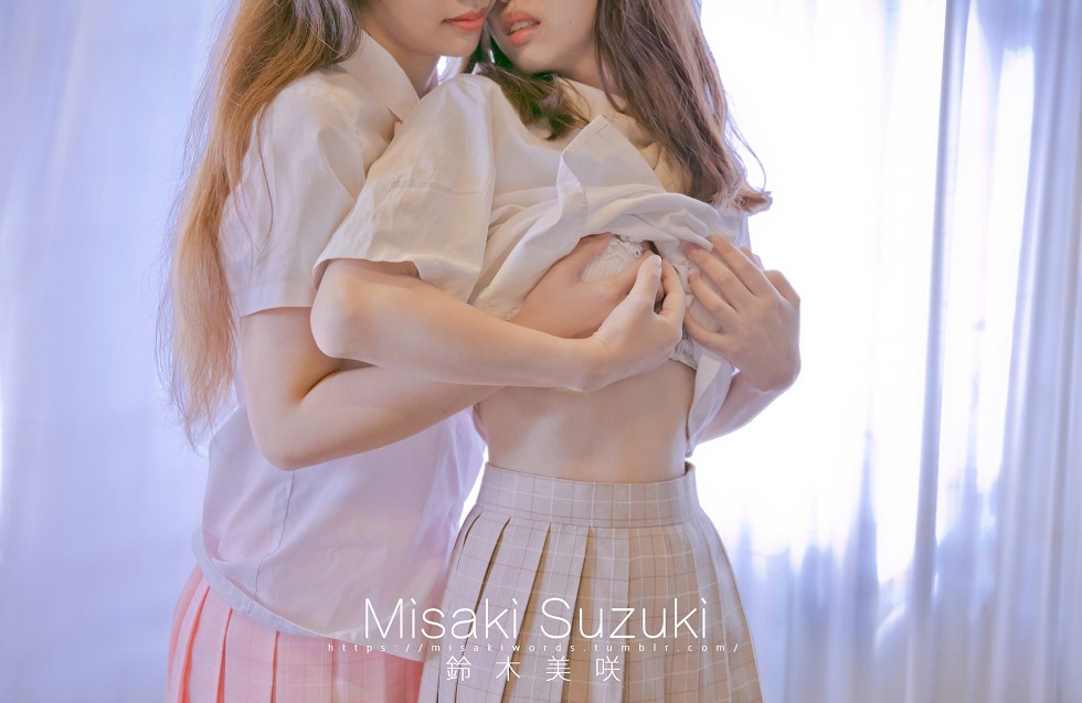 声优铃木美咲之前辈和我—纯爱绝对女同系列撩人诱惑写真66P
