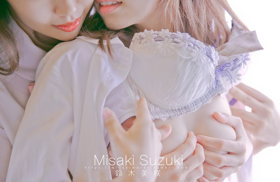 声优铃木美咲之前辈和我—纯爱绝对女同系列撩人诱惑写真66P