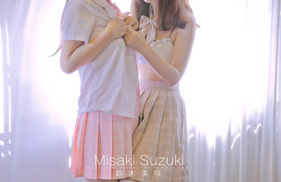 声优铃木美咲之前辈和我—纯爱绝对女同系列撩人诱惑写真66P