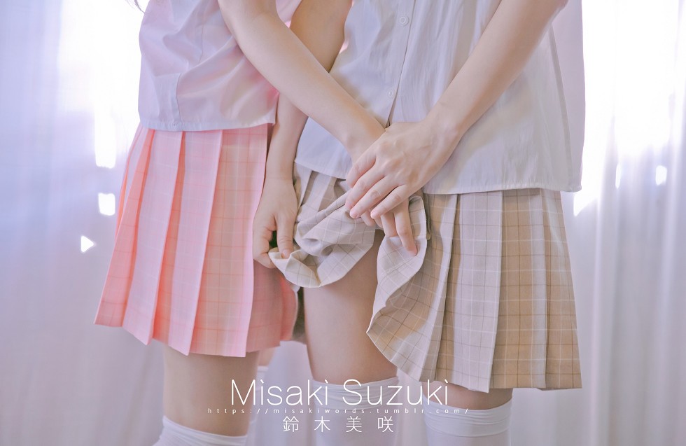 声优铃木美咲之前辈和我—纯爱绝对女同系列撩人诱惑写真66P
