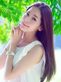 恬静小妹妹夏日野外清新写真