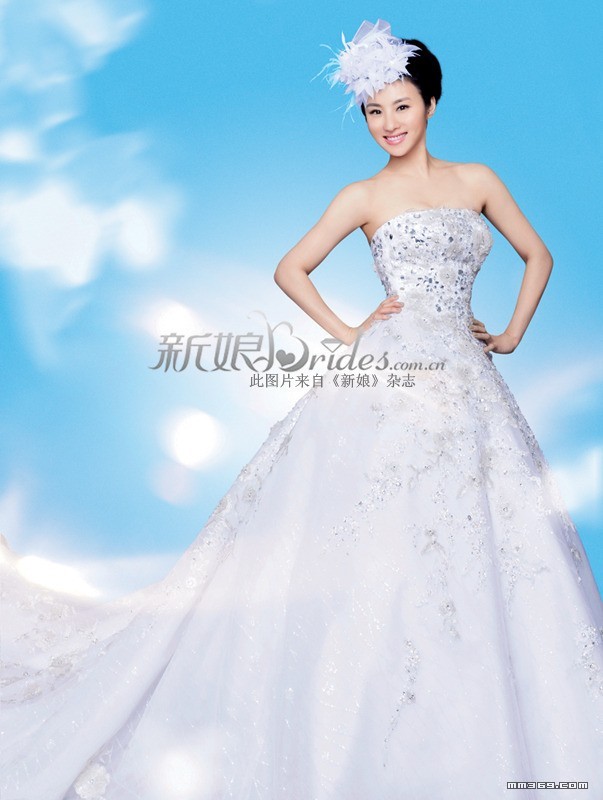 聂远老婆王惠拍《新娘》封面(图11)