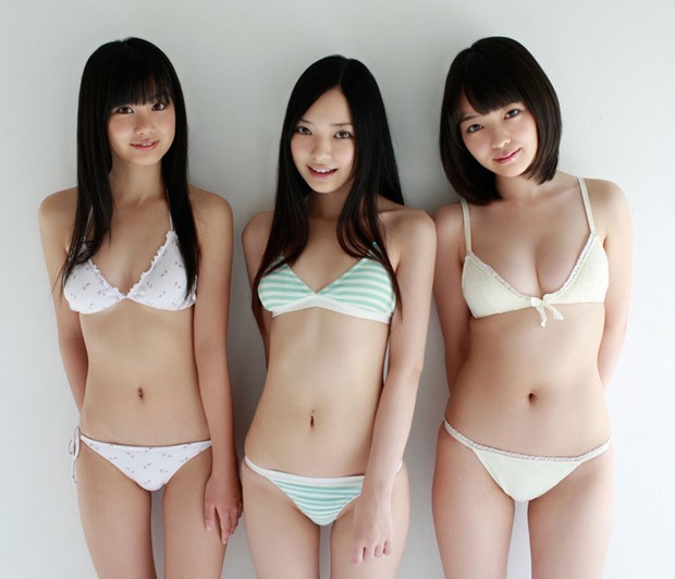 超萌美少女组合比基尼清新写真(图9)