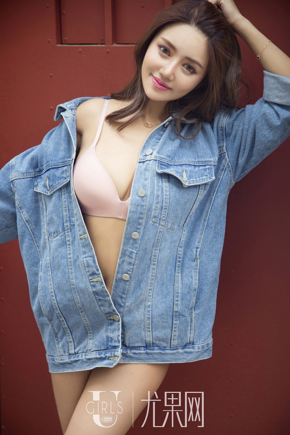 [Ugirls尤果网]U380_嫩模Gaia白色高叉连体衣+性感足球宝贝秀完美身材爆乳诱惑写真65P