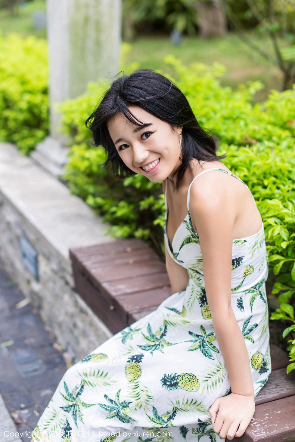 [DKGirl御女郎]Vol.071_嫩模仓井优香户外粉色薄纱衣敞开真空露美乳撩人诱惑写真49P