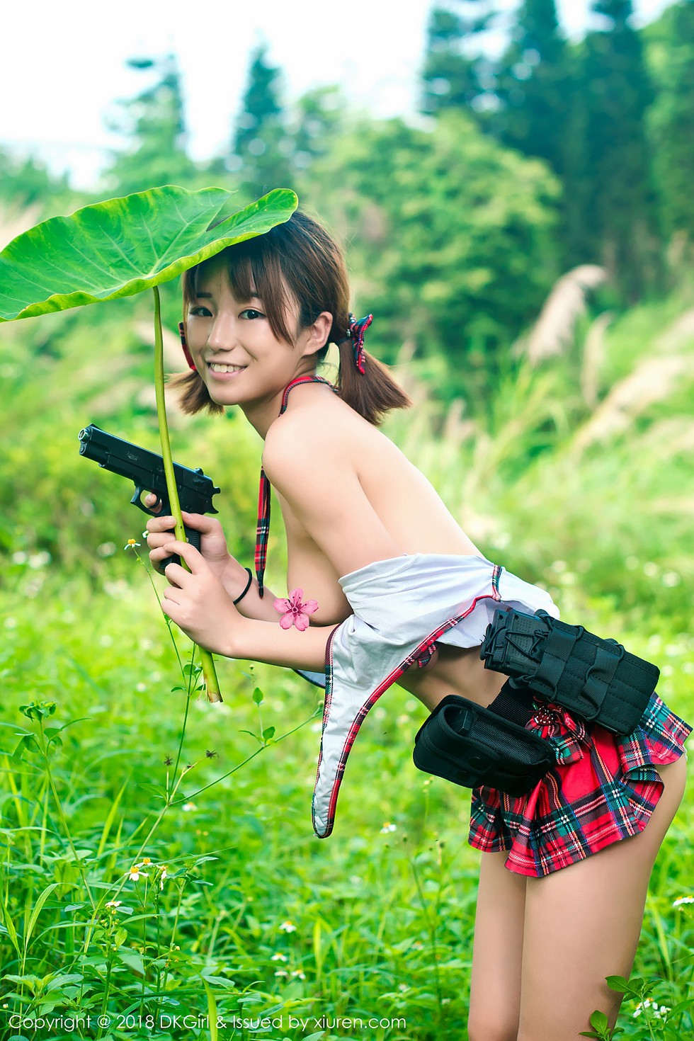 [DKGirl御女郎]Vol.076_嫩模仓井优香户外三点式内衣狂野露出秀美乳翘臀诱惑写真61P