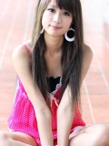 美丽长腿青春美女金美姬清纯写真照
