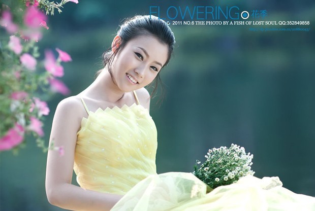 青春美少女五月花季写真大片(图9)