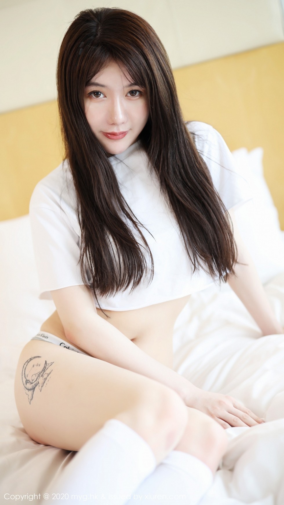 [MyGirl美媛馆]Vol.445_嫩模薛琪琪sandy脱牛仔裤露性感内衣大尺度秀火辣美体诱惑写真58P