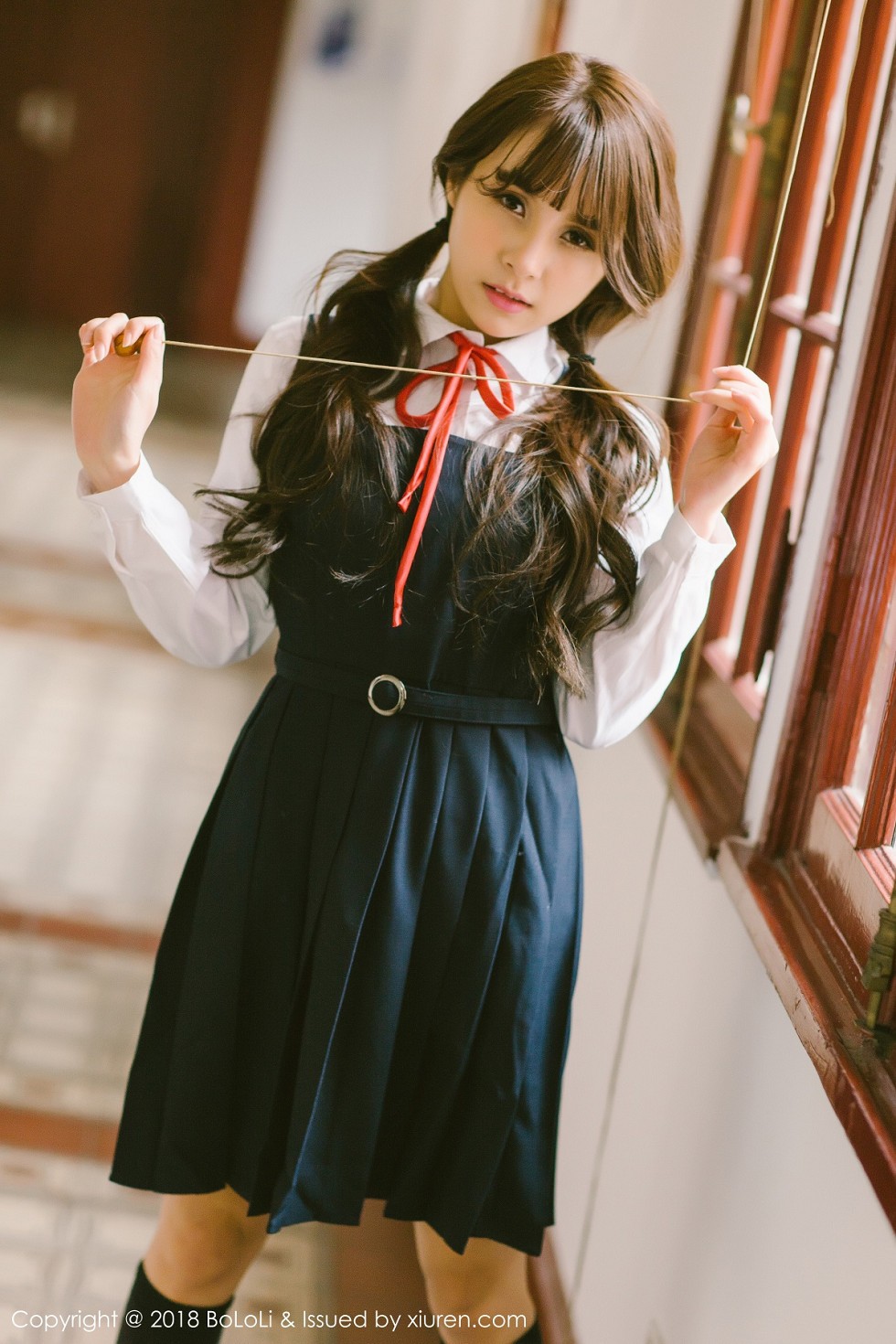 [Tukmo兔几盟]Vol.113_嫩模夏美酱户外古典优雅洛丽塔系列+清纯可爱学生制服写真62P