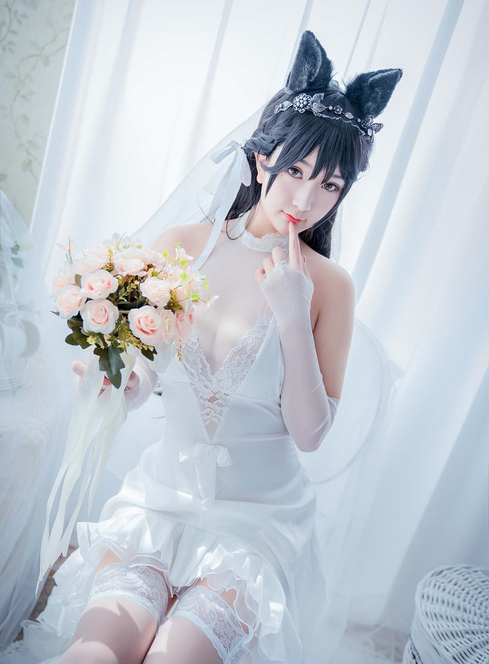 性感女神猫九酱碧蓝航线主题撩人服饰秀傲人豪乳极致诱惑写真95P