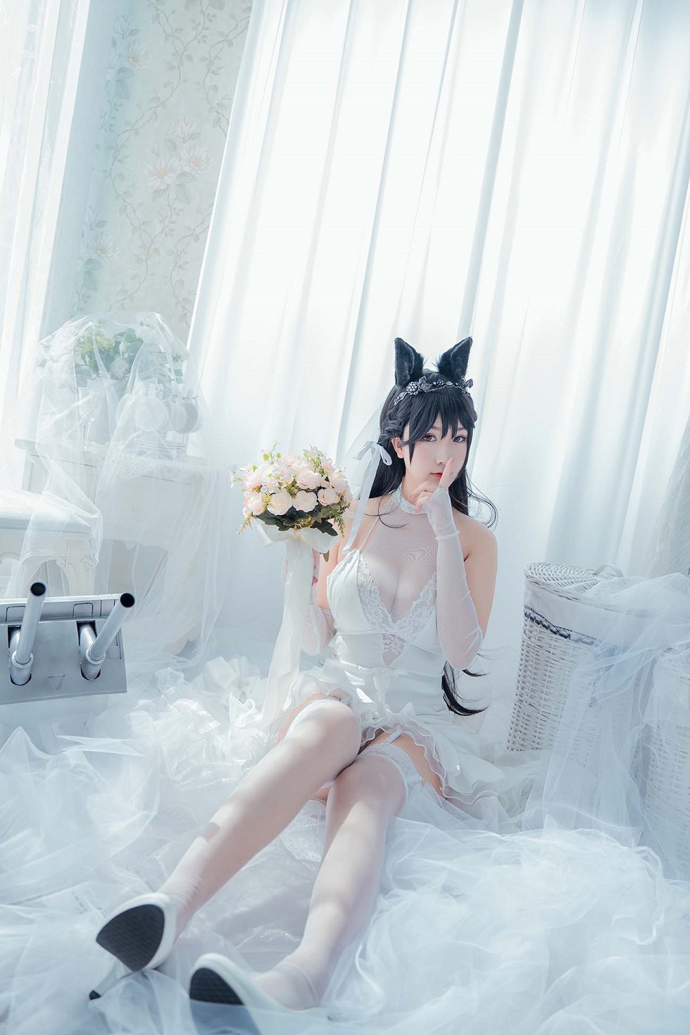 性感女神猫九酱碧蓝航线主题撩人服饰秀傲人豪乳极致诱惑写真95P