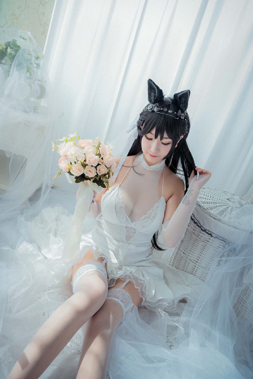 性感女神猫九酱碧蓝航线主题撩人服饰秀傲人豪乳极致诱惑写真95P