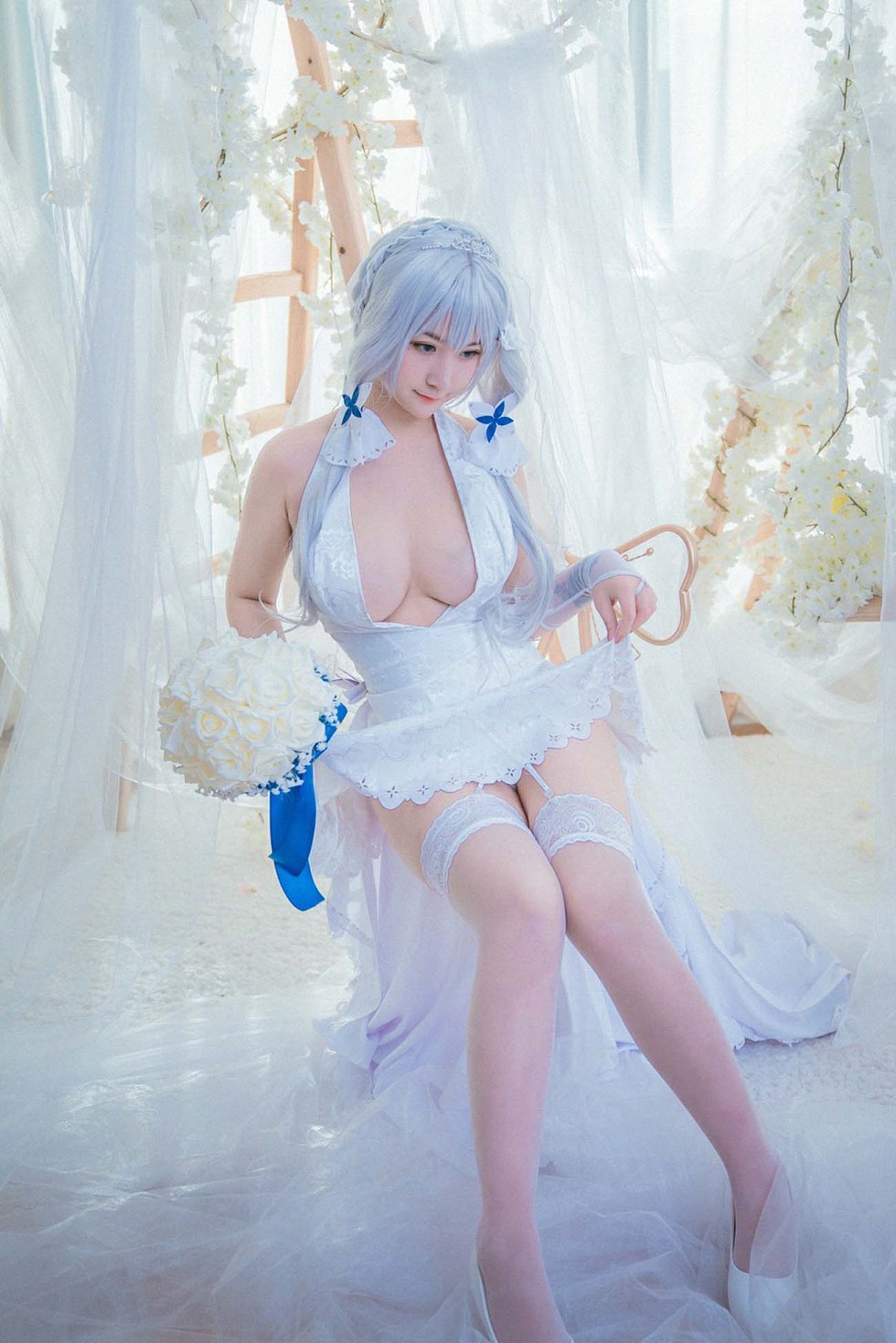 性感女神猫九酱碧蓝航线主题撩人服饰秀傲人豪乳极致诱惑写真95P