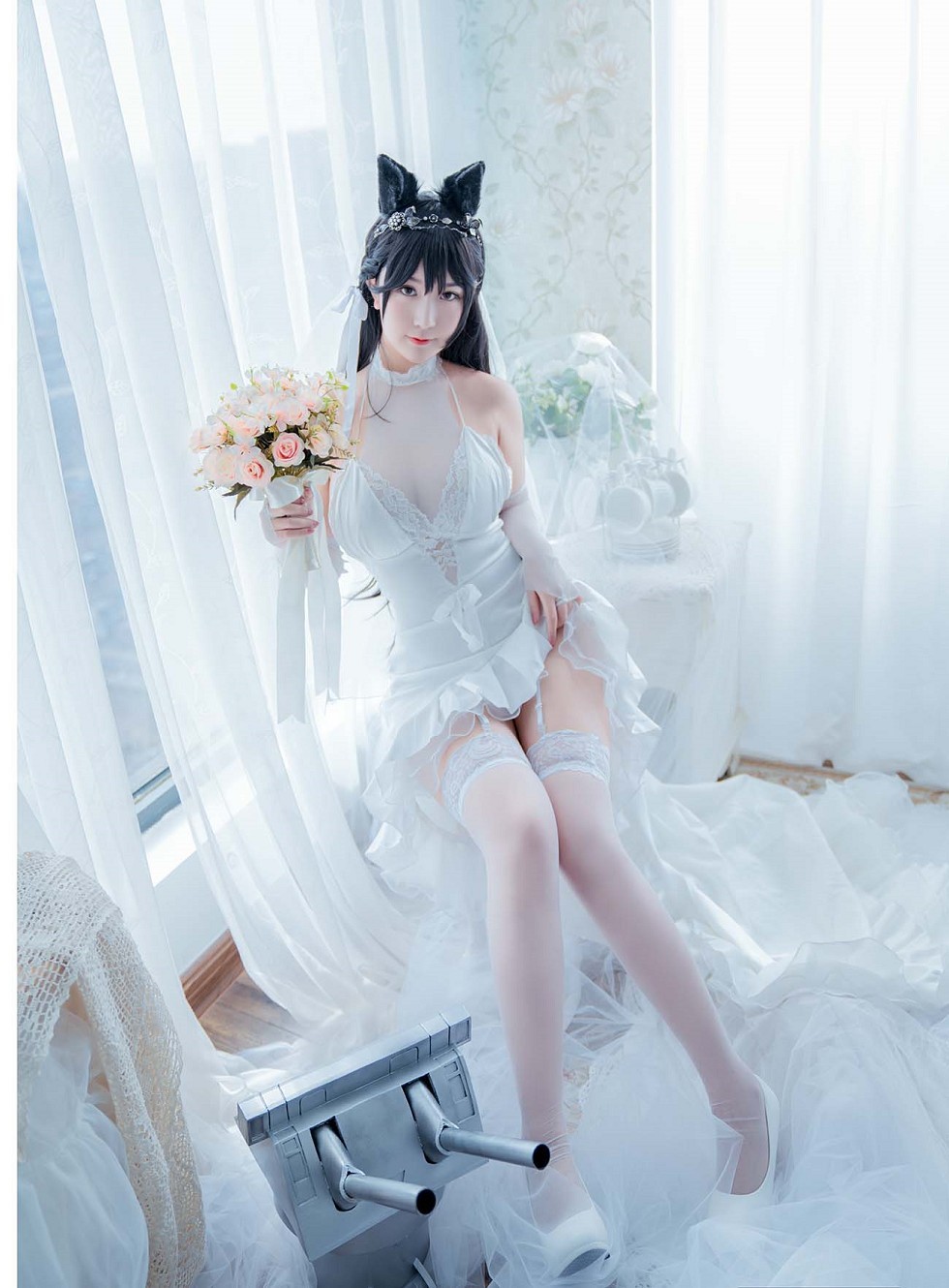 性感女神猫九酱碧蓝航线主题撩人服饰秀傲人豪乳极致诱惑写真95P