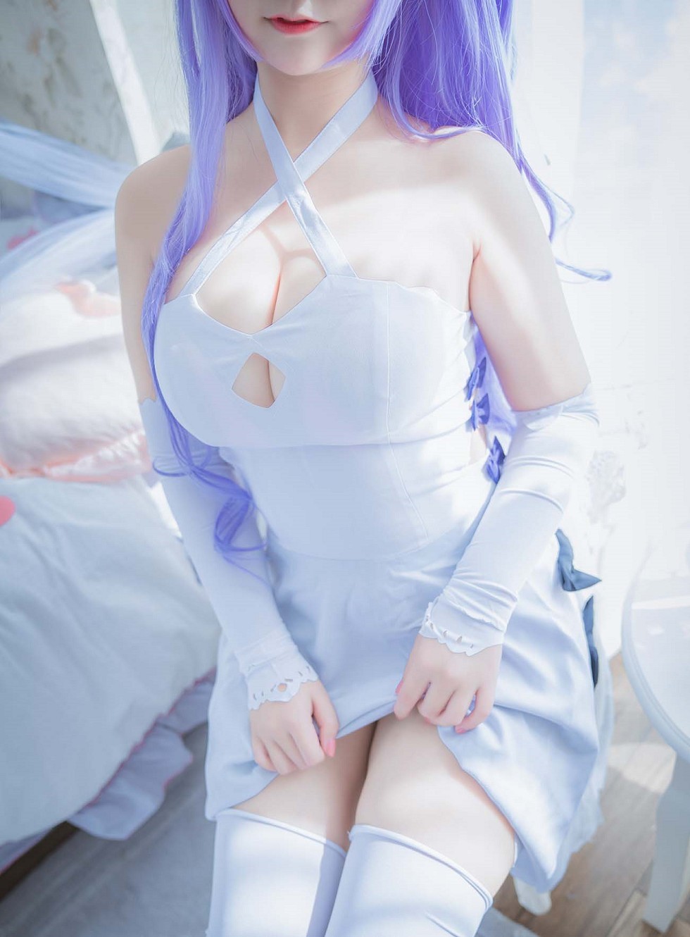 性感女神猫九酱碧蓝航线主题撩人服饰秀傲人豪乳极致诱惑写真95P