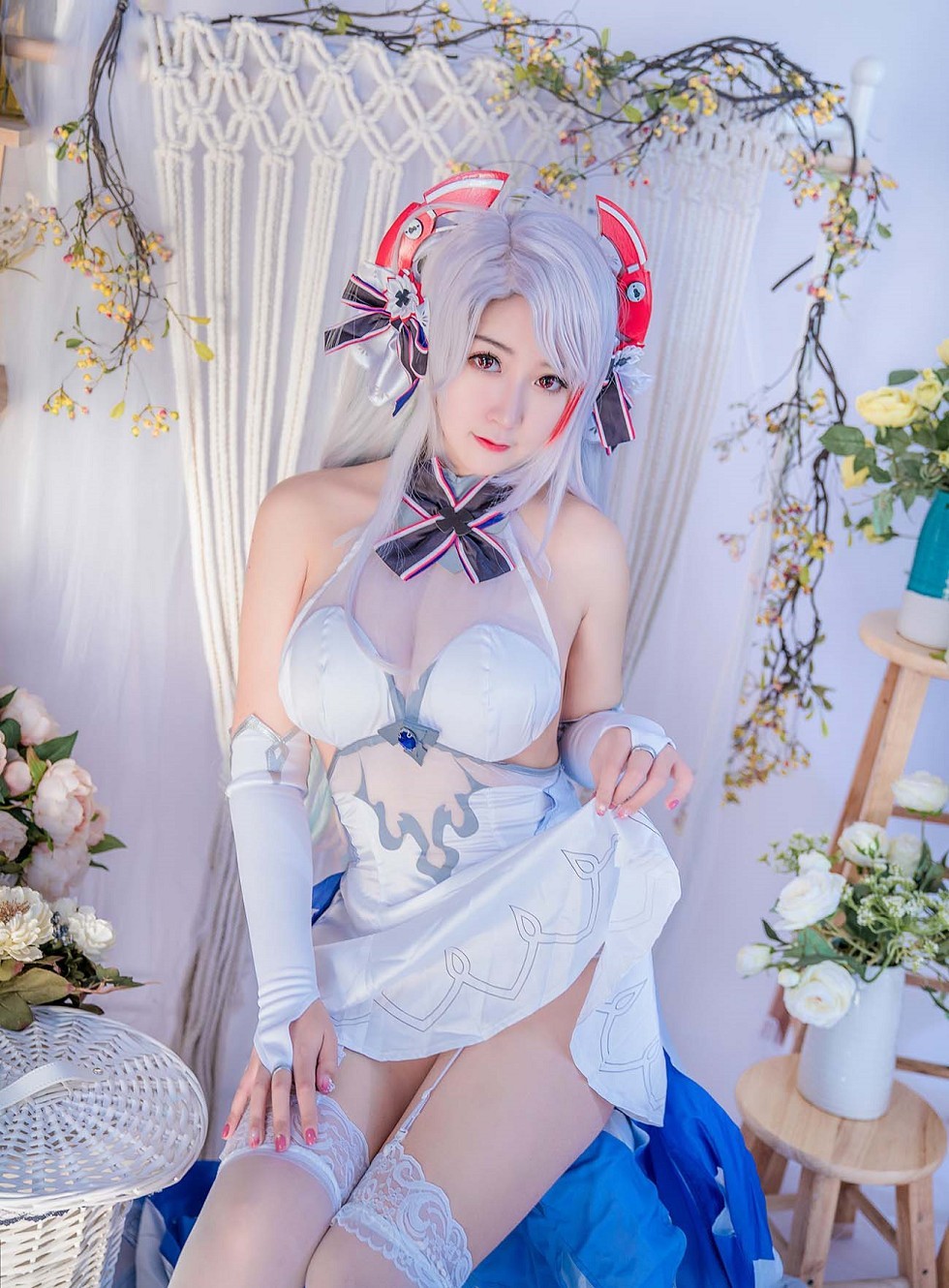 性感女神猫九酱碧蓝航线主题撩人服饰秀傲人豪乳极致诱惑写真95P