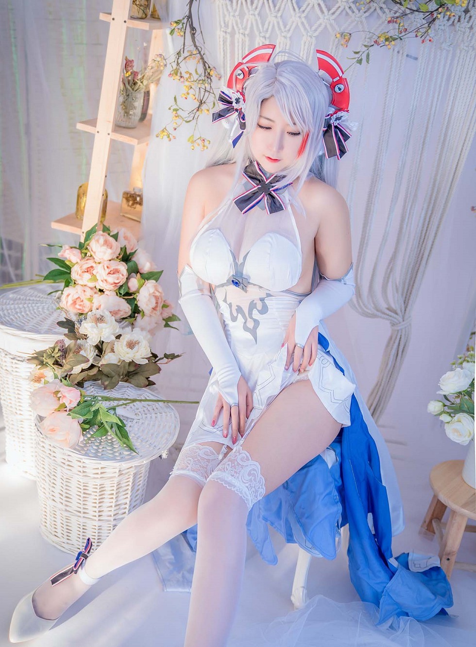 性感女神猫九酱碧蓝航线主题撩人服饰秀傲人豪乳极致诱惑写真95P