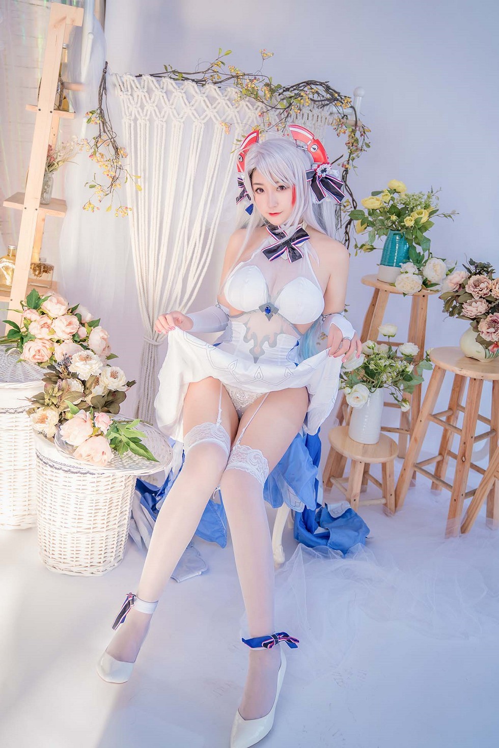 性感女神猫九酱碧蓝航线主题撩人服饰秀傲人豪乳极致诱惑写真95P