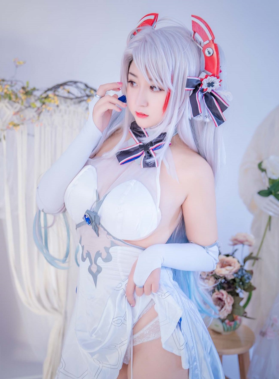 性感女神猫九酱碧蓝航线主题撩人服饰秀傲人豪乳极致诱惑写真95P