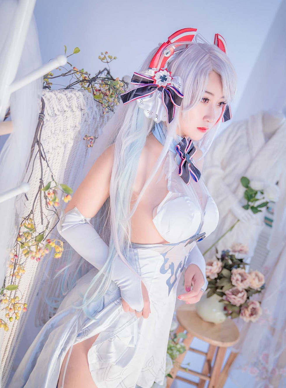 性感女神猫九酱碧蓝航线主题撩人服饰秀傲人豪乳极致诱惑写真95P