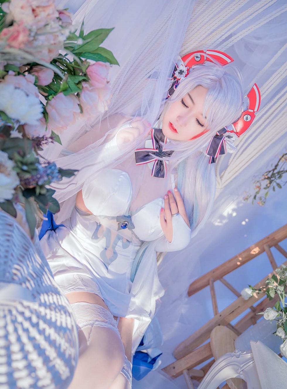 性感女神猫九酱碧蓝航线主题撩人服饰秀傲人豪乳极致诱惑写真95P