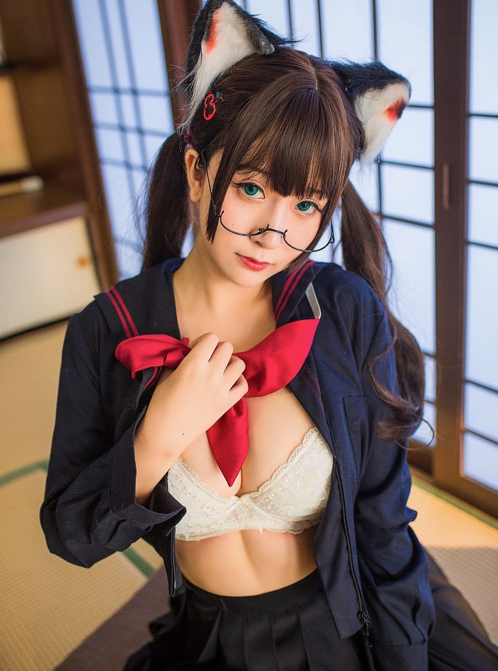 性感女神猫九酱兽の物语主题私房性感护士装+花之精灵秀完美身材诱惑写真79P