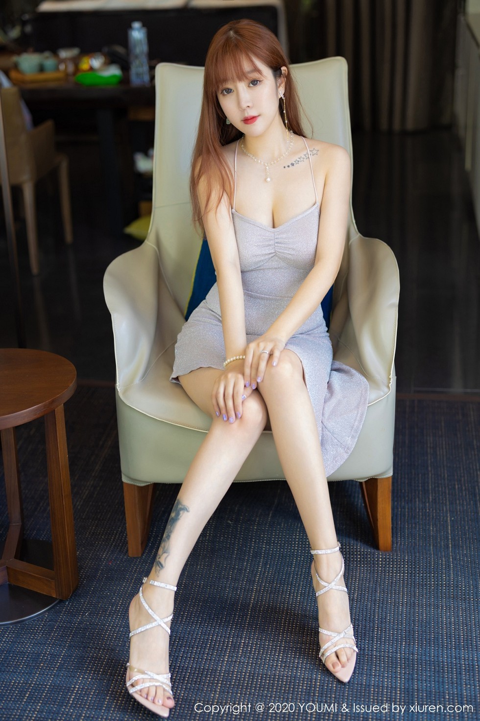 [YouMi尤蜜荟]Vol.480_女神王雨纯三亚旅拍璀璨吊裙半脱露丰乳肥臀撩人诱惑写真55P