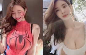 整个上半身都是奶！超工口蜘蛛女又甜又凶...想被「沉甸甸ㄉ乳量」压死：只剩幸福了