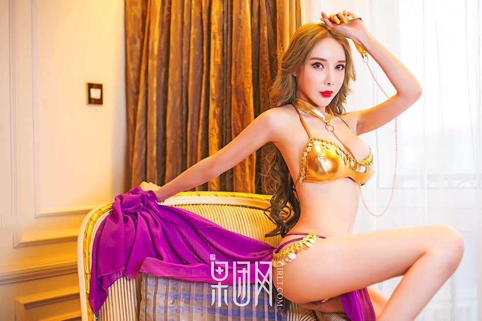 [GIRLT果团网]NO.131_女神曾水私房黑白蕾丝内衣露浑圆美乳大尺度惹火诱惑写真46P