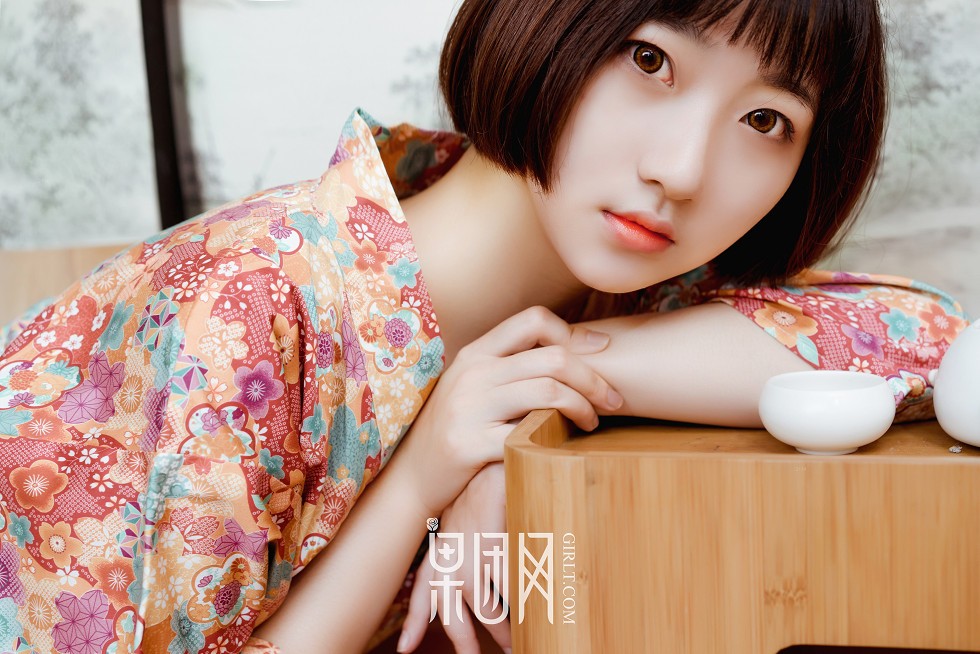 [GIRLT果团网]NO.132_嫩模稻田千花私房日系和服+蓝色连体泳装秀完美身材性感写真53P