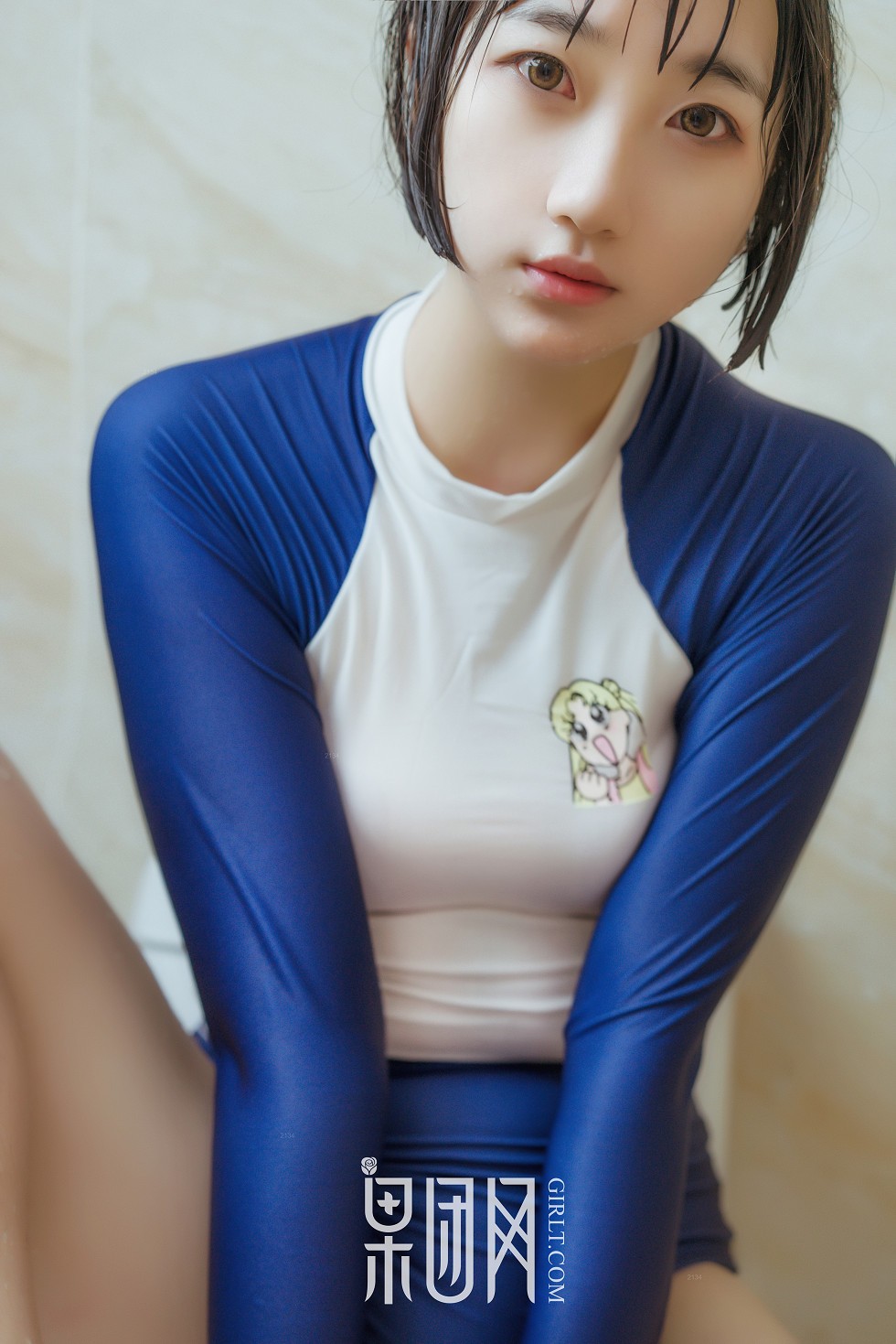 [GIRLT果团网]NO.132_嫩模稻田千花私房日系和服+蓝色连体泳装秀完美身材性感写真53P