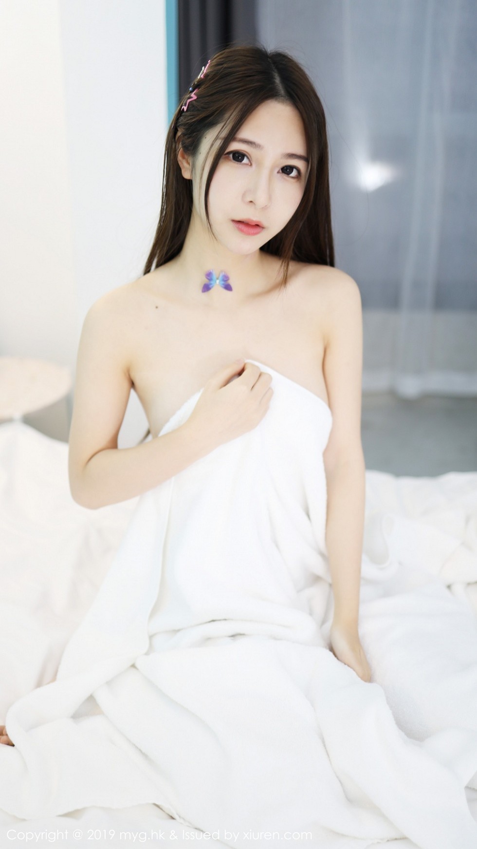 [MyGirl美媛馆]Vol.406_嫩模luna张静燕私房白色内衣秀苗条身材性感迷人写真42P