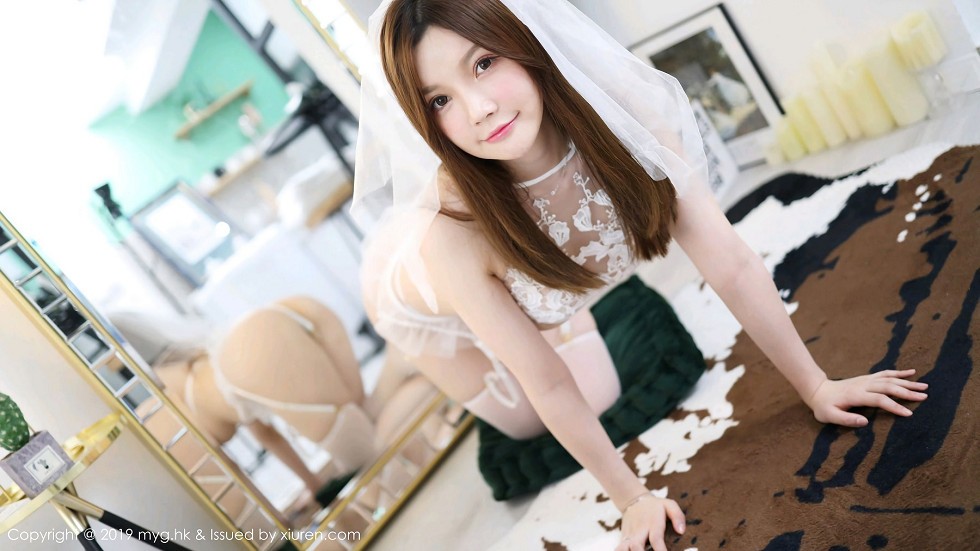 [MyGirl美媛馆]Vol.411_嫩模糯美子私房镂空薄纱内衣透视秀豪乳极致诱惑写真56P