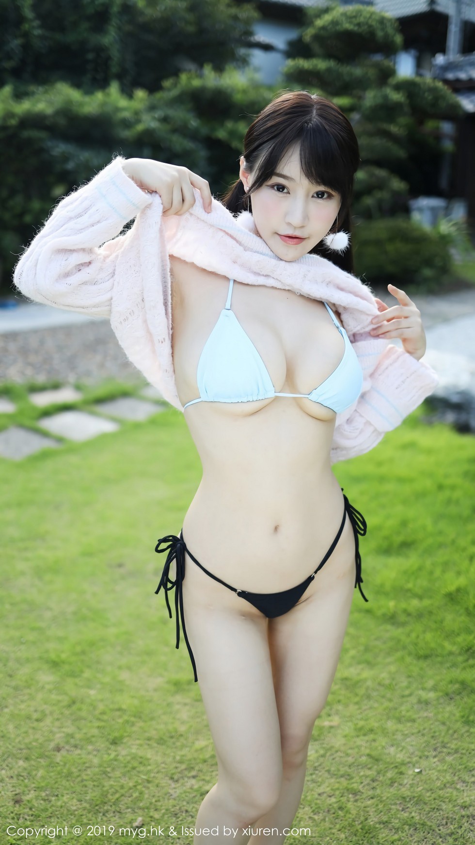 [MyGirl美媛馆]Vol.416_女神朱可儿Flower日本旅拍户外草地比基尼湿身完美诱惑写真83P