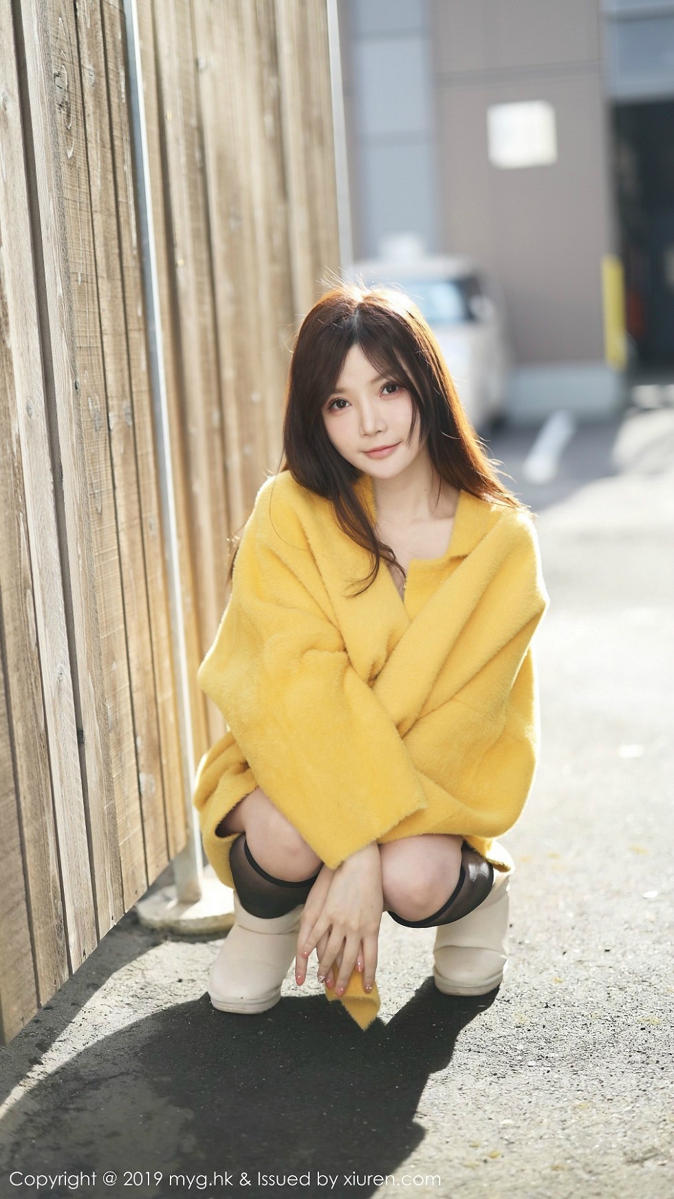 [MyGirl美媛馆]Vol.418_嫩模糯美子北海道旅拍私房黑色蕾丝内衣秀傲人豪乳诱惑写真80P