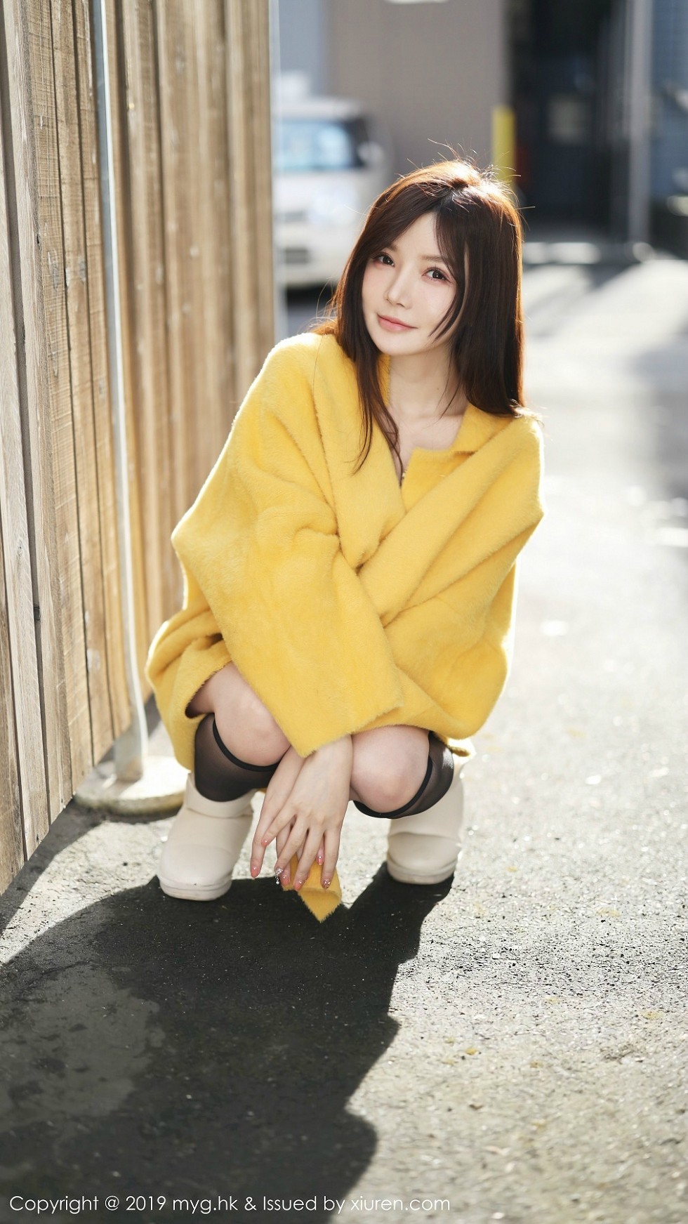 [MyGirl美媛馆]Vol.418_嫩模糯美子北海道旅拍私房黑色蕾丝内衣秀傲人豪乳诱惑写真80P