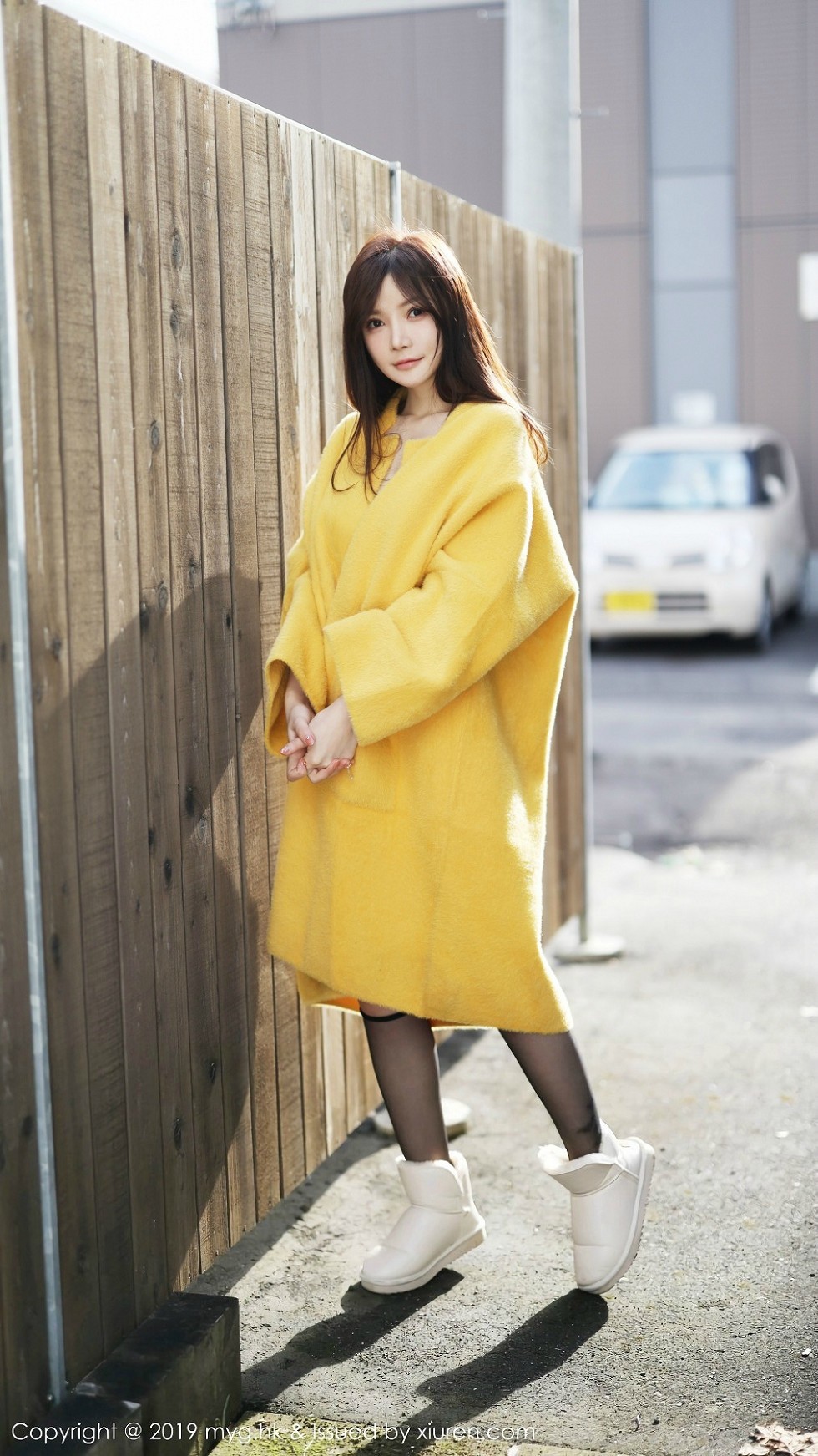 [MyGirl美媛馆]Vol.418_嫩模糯美子北海道旅拍私房黑色蕾丝内衣秀傲人豪乳诱惑写真80P